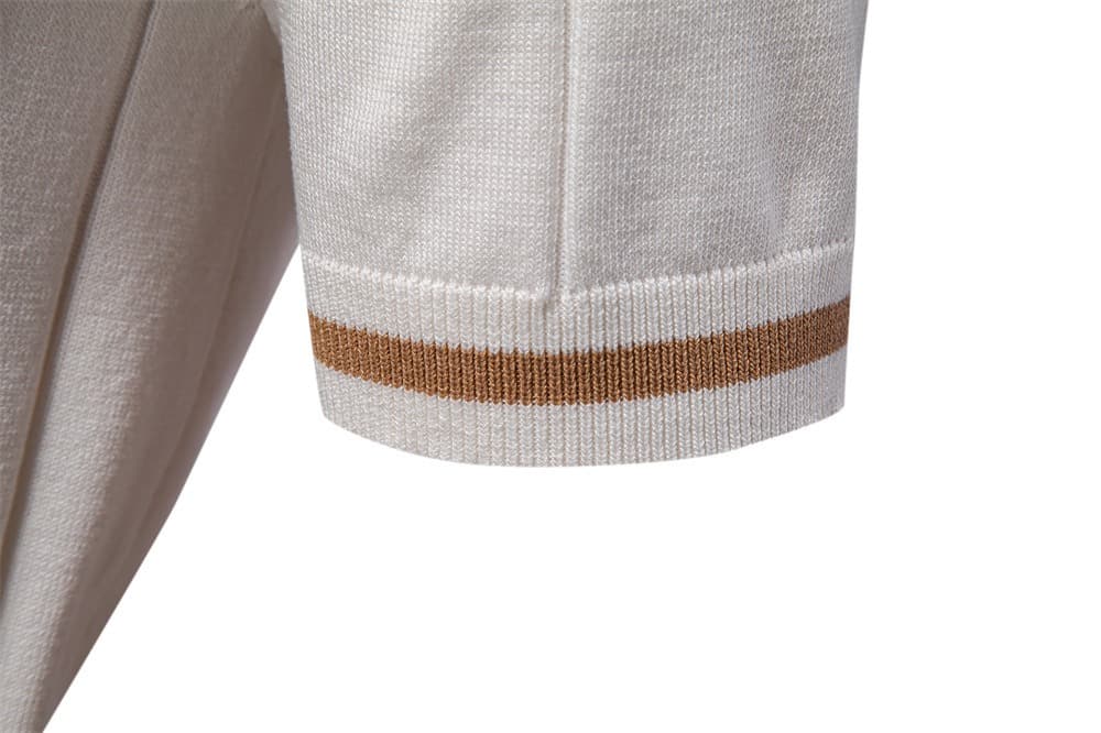 Striped Everyday Polo Knit Shirt