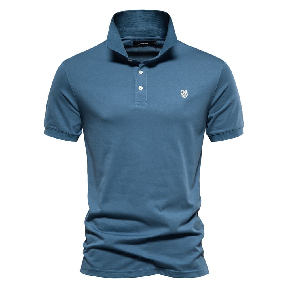 Men’s Cotton Embroidered Polo Shirt
