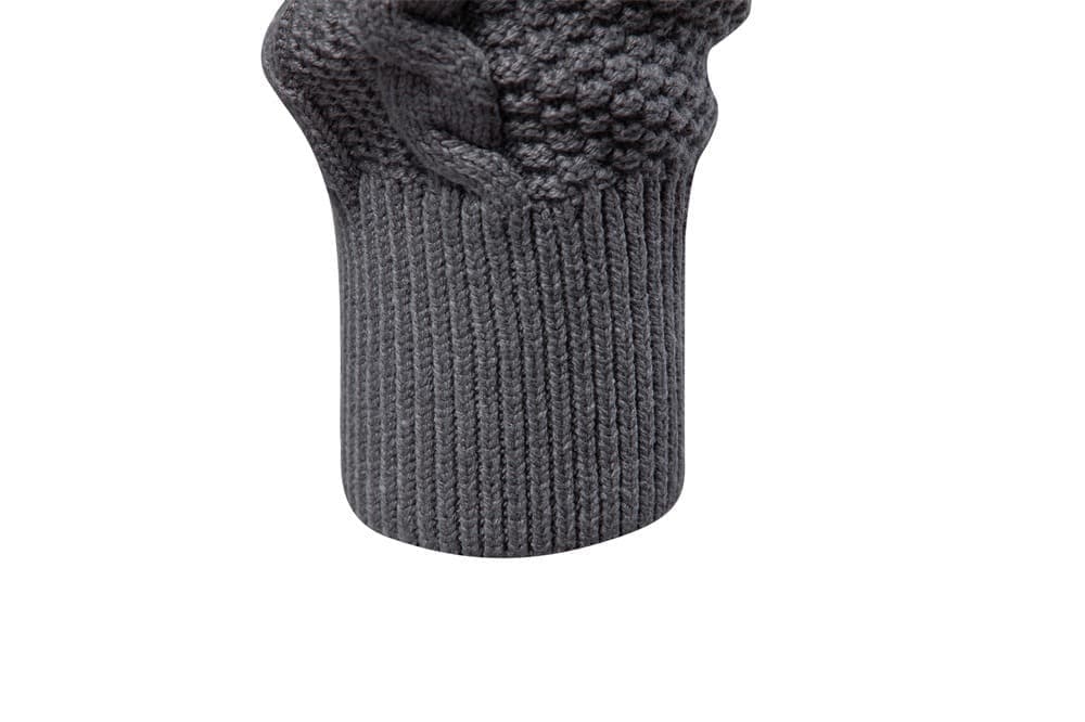 Men’s Classic Cable Knit Full-Zip Cardigan Sweater