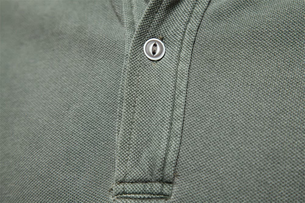 Retro-style Pigment Wash Polo