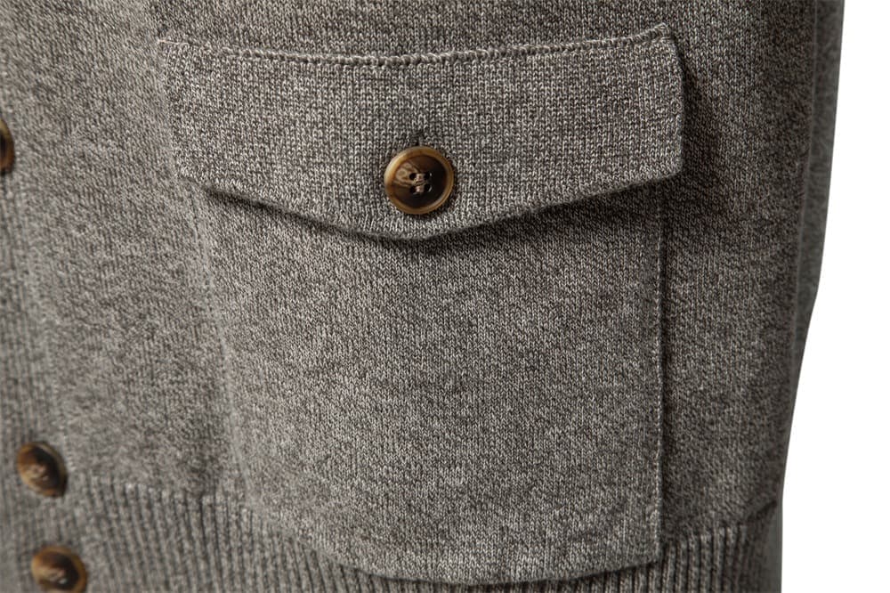 Classic Button-Up Knit Cardigan