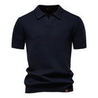 Men’s Minimalist Knit Polo Shirt