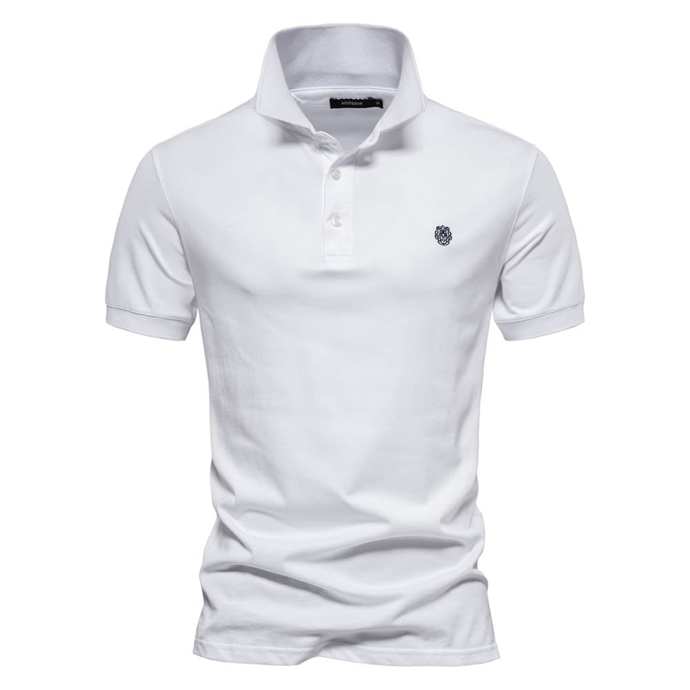 Men’s Cotton Embroidered Polo Shirt