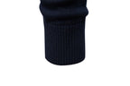 Men’s Half-Zip Striped Knit Sweater