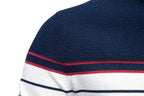 Classic Striped Crew Neck Knit Sweater