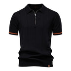 Striped Everyday Polo Knit Shirt