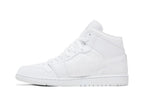 Jordan 1 Mid 'Triple White'