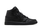 Jordan 1 Mid 'Triple Black' 2022