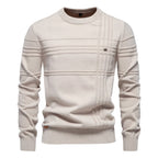 Crosshatch Crew Neck Sweater