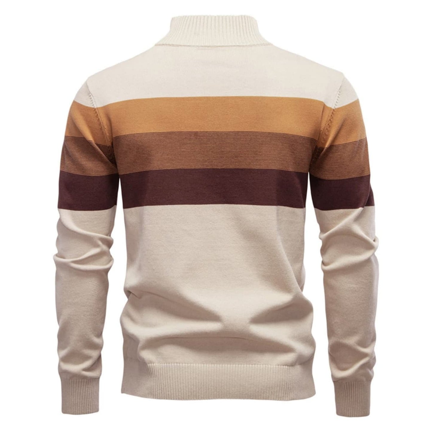 Classic Colorblock Half-Zip Sweater
