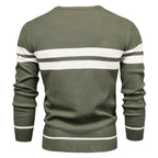 Men's Stripe Crewneck Sweater Pullover