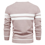 Men's Stripe Crewneck Sweater Pullover