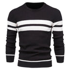 Men's Stripe Crewneck Sweater Pullover