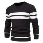 Men's Stripe Crewneck Sweater Pullover