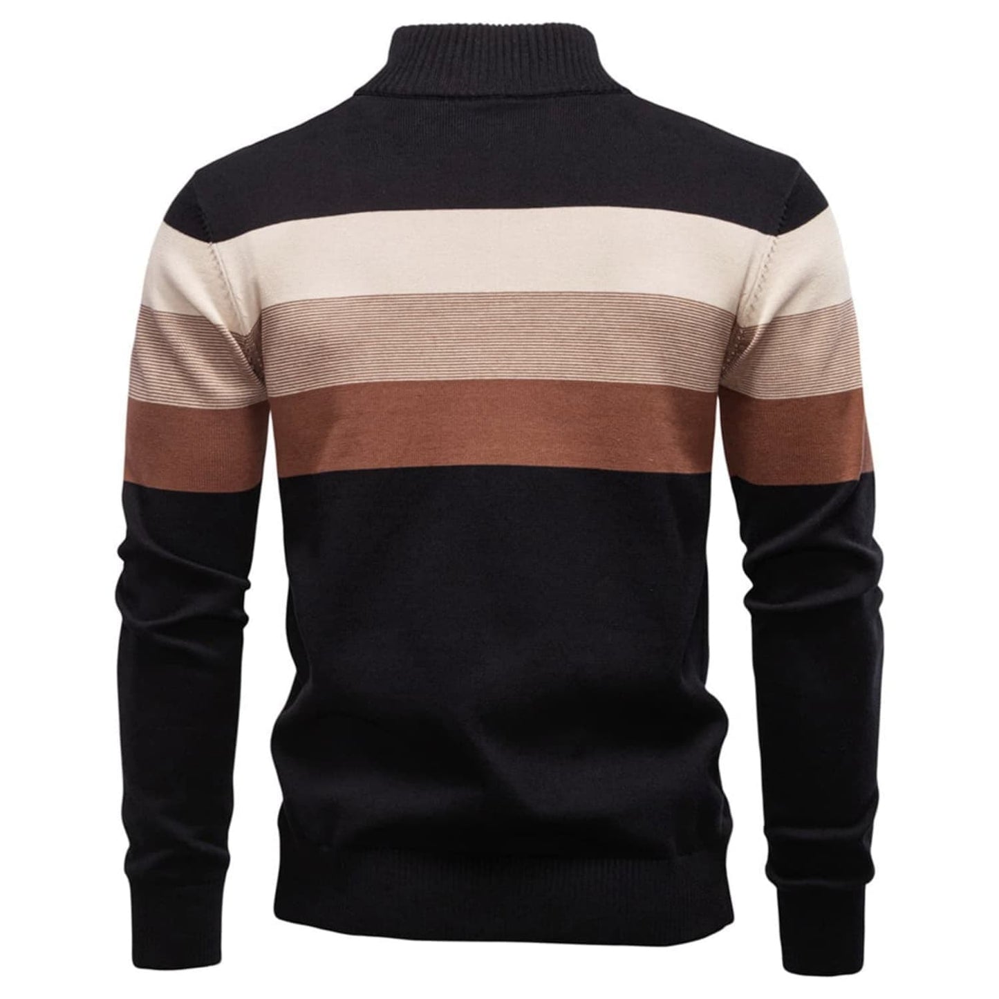 Classic Colorblock Half-Zip Sweater