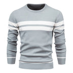 Men's Stripe Crewneck Sweater Pullover