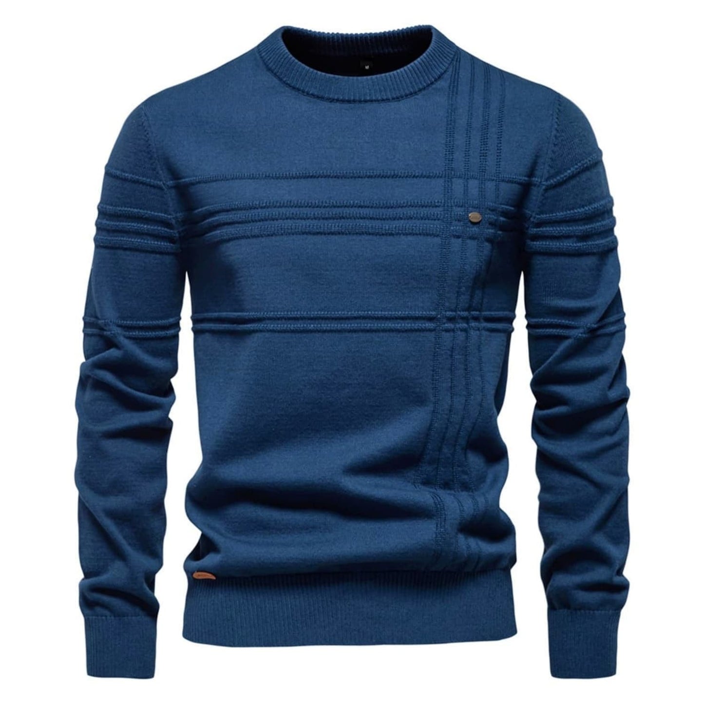 Crosshatch Crew Neck Sweater