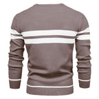 Men's Stripe Crewneck Sweater Pullover