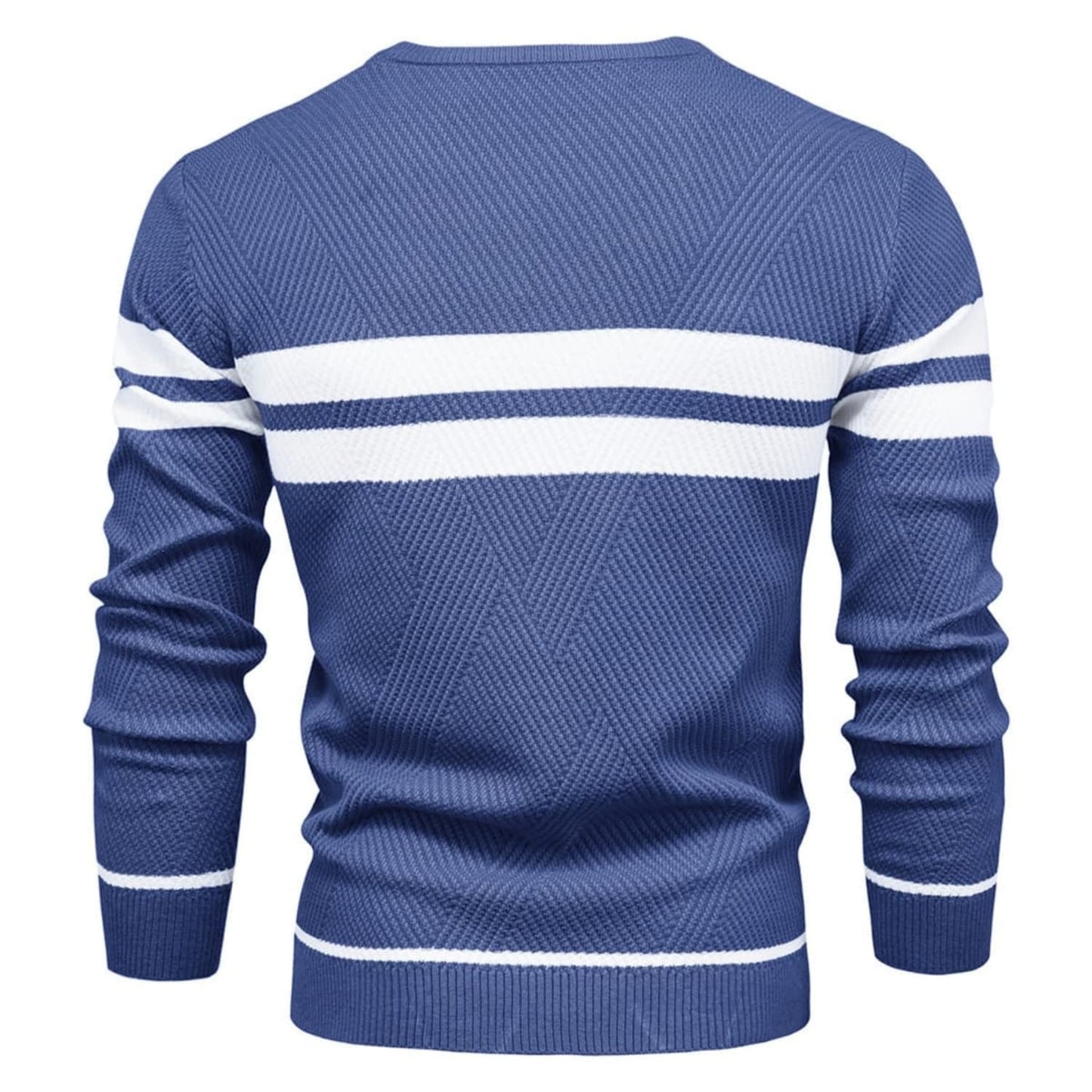 Men's Stripe Crewneck Sweater Pullover