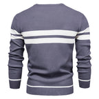 Men's Stripe Crewneck Sweater Pullover