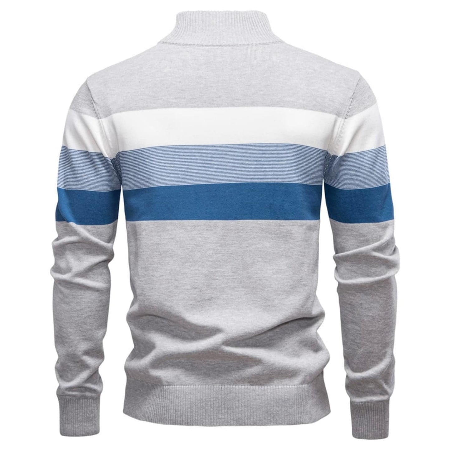 Classic Colorblock Half-Zip Sweater