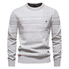 Crosshatch Crew Neck Sweater