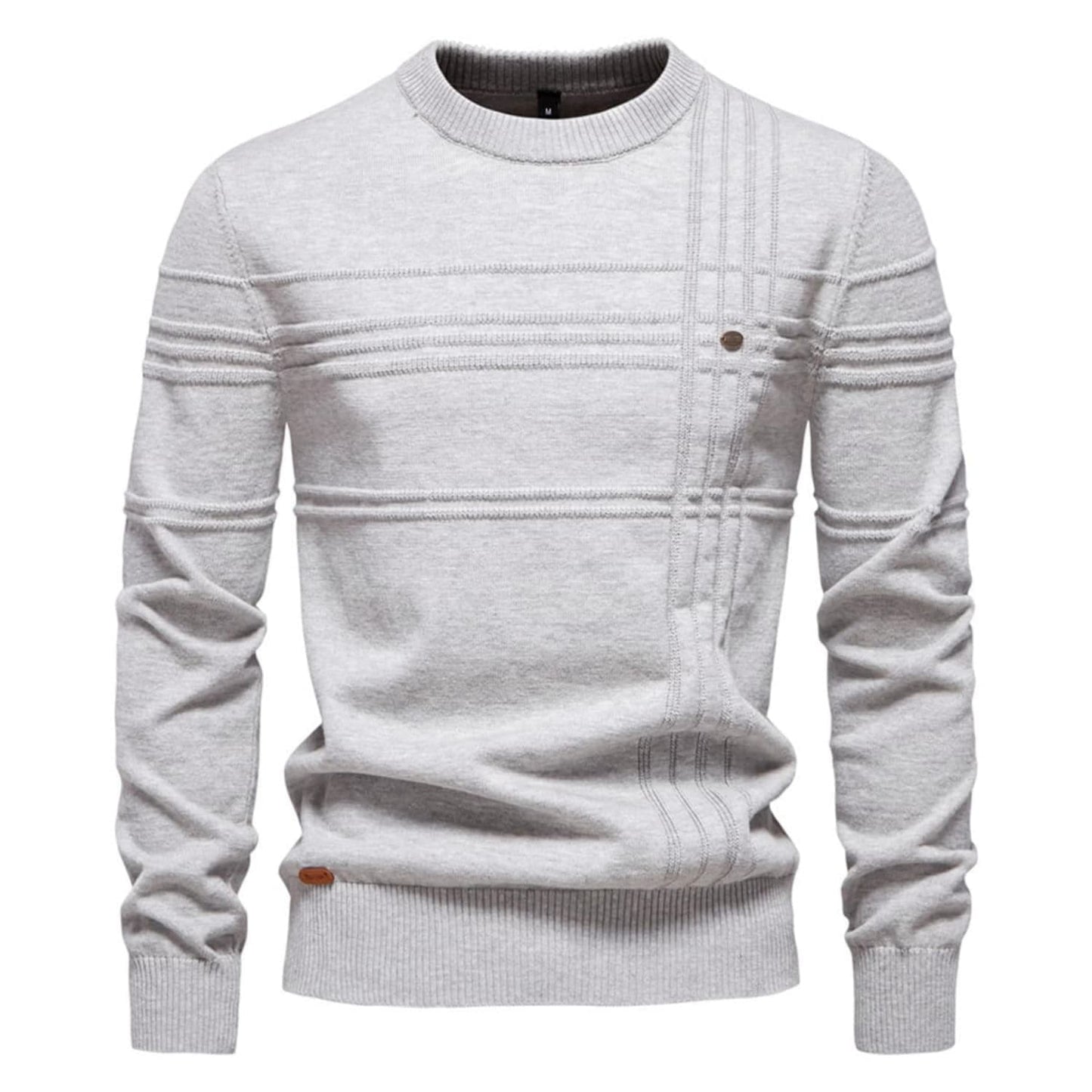 Crosshatch Crew Neck Sweater