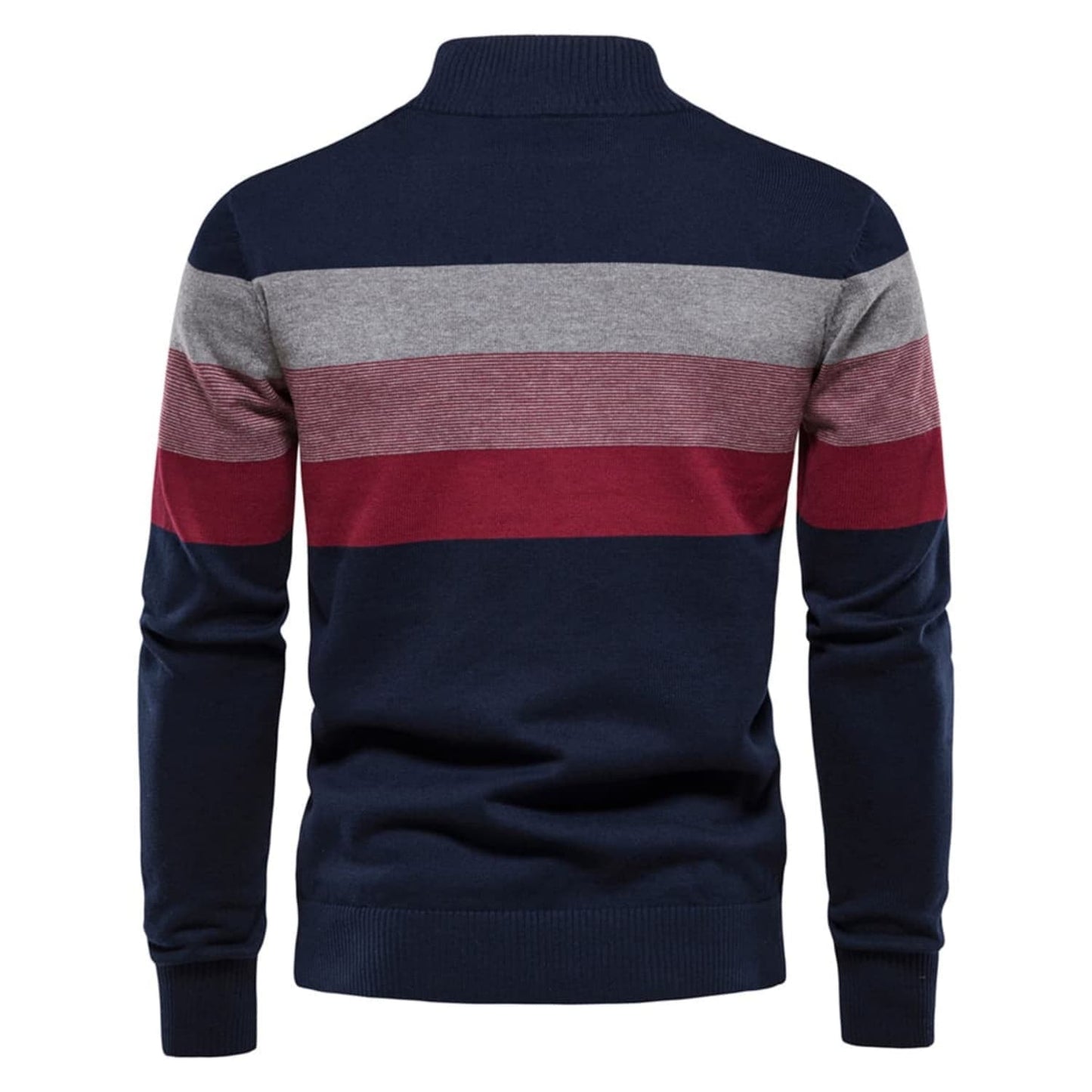 Classic Colorblock Half-Zip Sweater