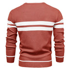 Men's Stripe Crewneck Sweater Pullover
