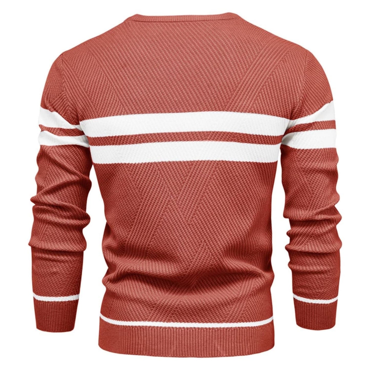 Men's Stripe Crewneck Sweater Pullover