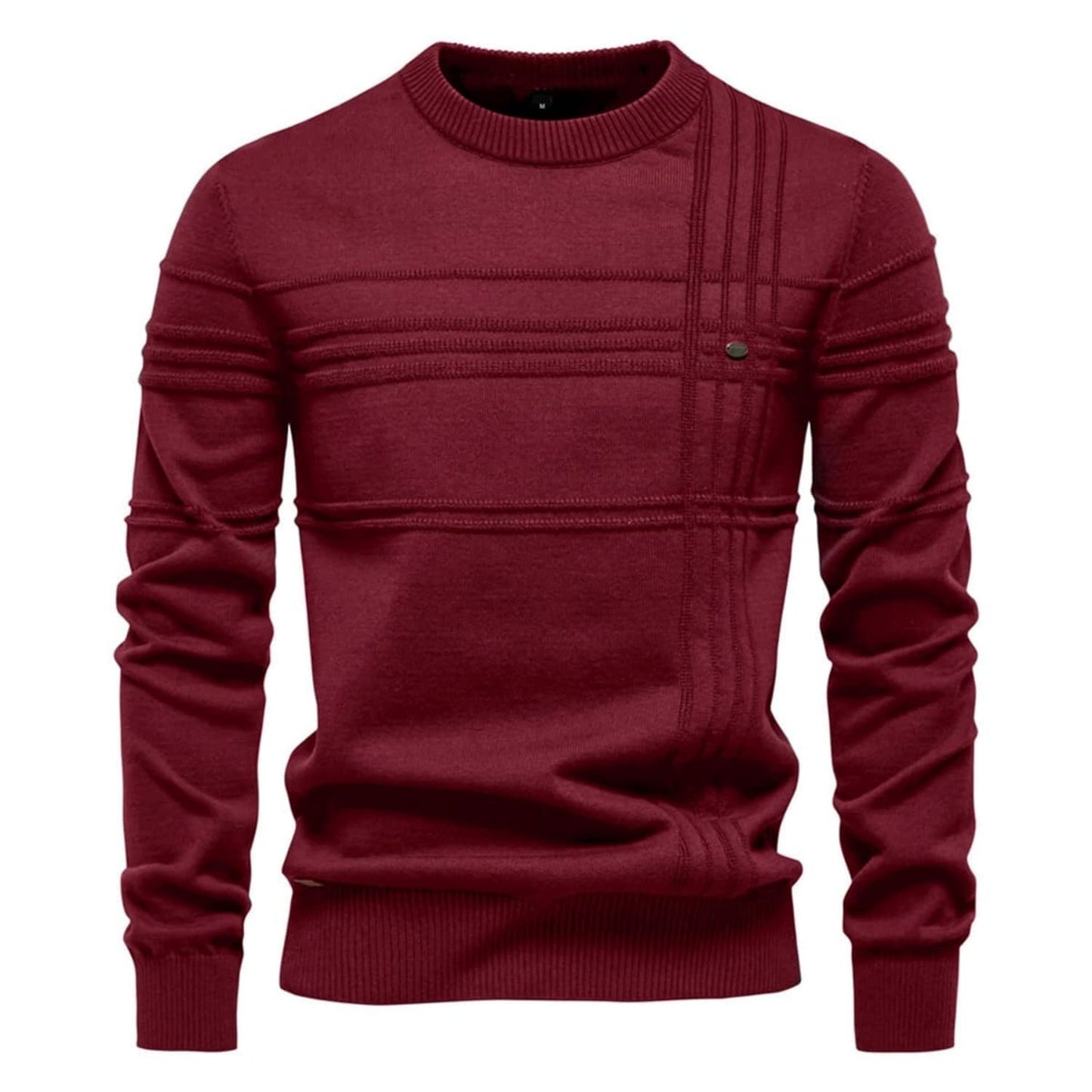 Crosshatch Crew Neck Sweater