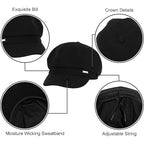 Women’s Vintage Newsboy Hat – 8 Panel Cabbie Beret Cap