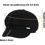 Women’s Vintage Newsboy Hat – 8 Panel Cabbie Beret Cap