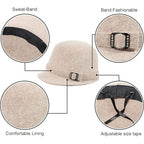 Women’s Wool Cloche Hat – Elegant 1920s Vintage Fedora