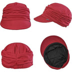 Women’s Soft Cotton Newsboy Cabbie Beret Cap – Painter & Baseball Style